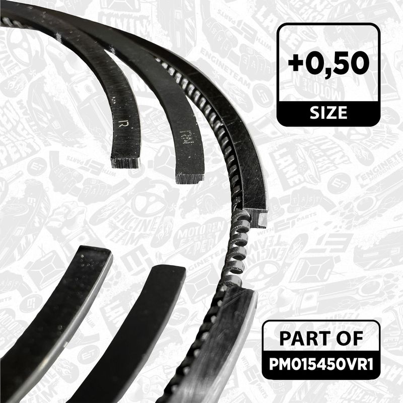 Product Image - Zuigerset - PM015450VR1 - ET ENGINETEAM