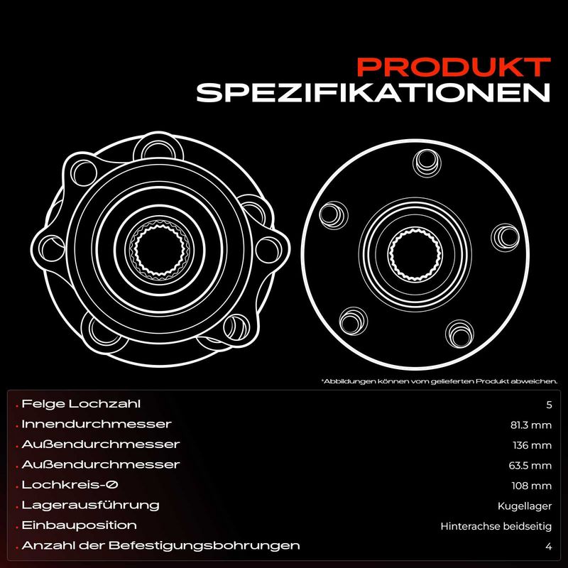 Frankberg 5481FB0014380 Wheel Hub