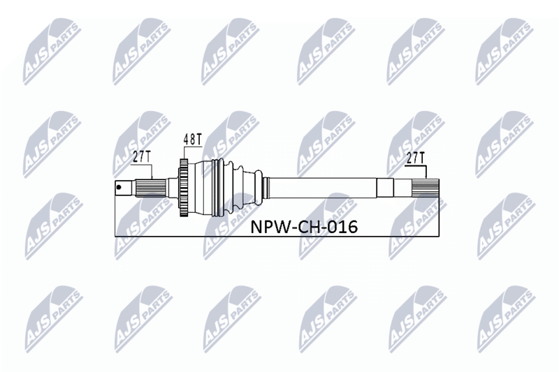 NTY hajtótengely NPW-CH-016