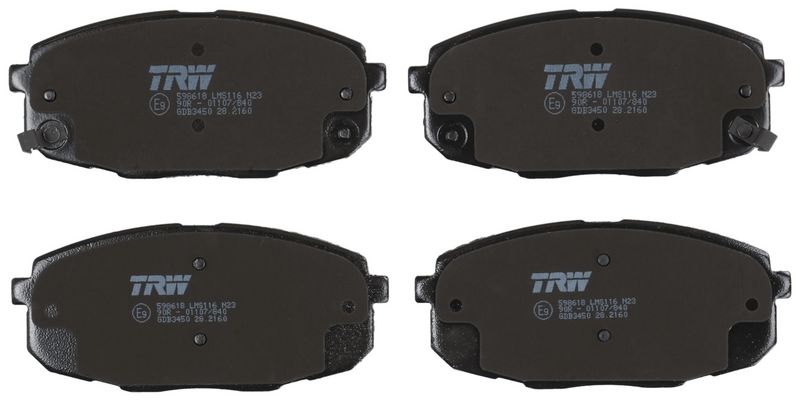 TRW GDB3450 Brake Pad Set, disc brake