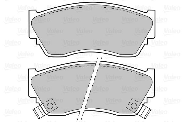 VALEO 598628 Brake Pad Set, disc brake