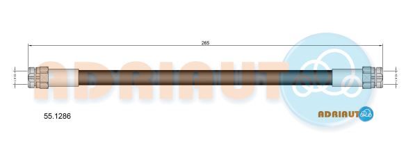 Гальмівний шланг, Adriauto 55.1286