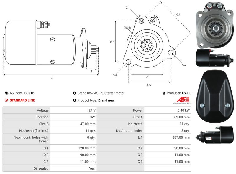 AS-PL S0216 Starter