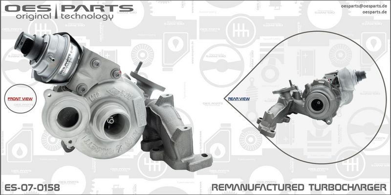 OES PARTS ES-07-0158 - Turbokompresorius