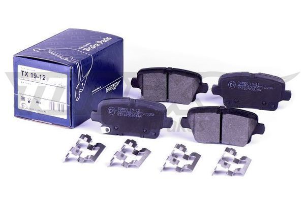 TOMEX Brakes TX 19-12 Brake Pad Set, disc brake