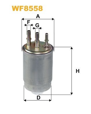 Фільтр палива, Wix Filters WF8558