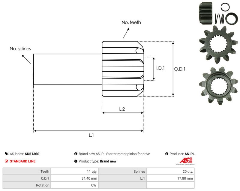 Vabajooks, starter, AS-PL SD5136S