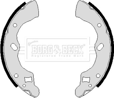 BORG & BECK fékpofakészlet BBS6118