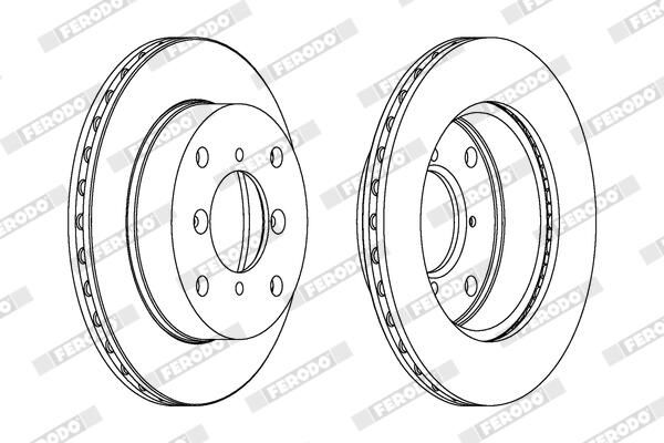 FERODO DDF623C Brake Disc