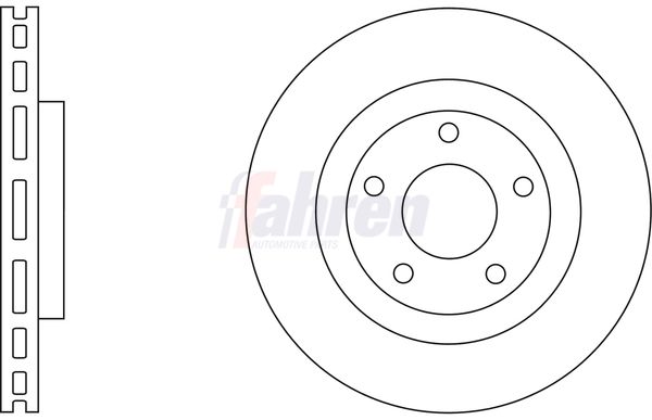Fahren Brake Disc FBD6572