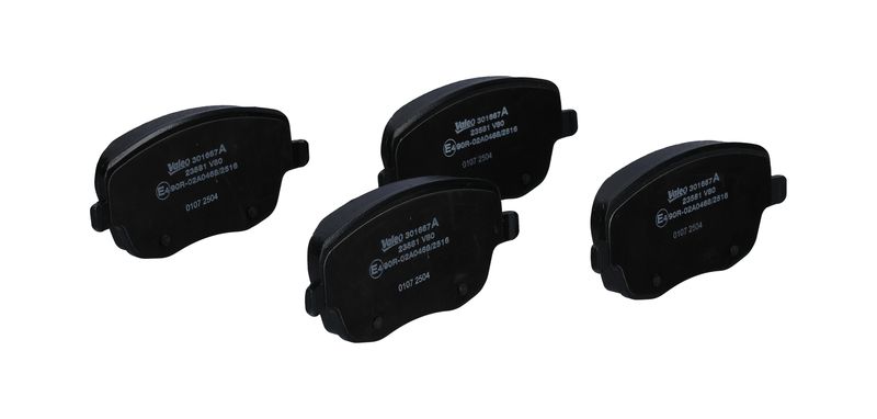 Piduriklotsi komplekt, ketaspidur, VALEO 301667A
