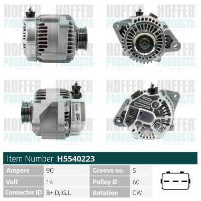 HOFFER generátor H5540223