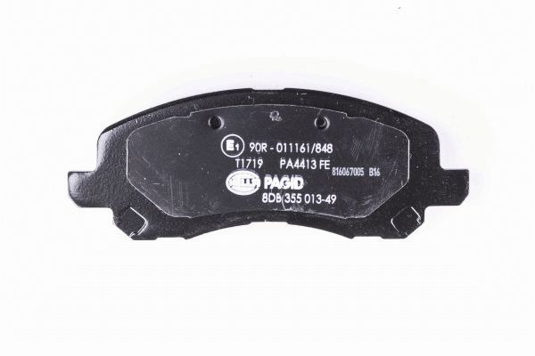 HELLA PAGID 8DB 355 013-491 Brake Pad Set, disc brake