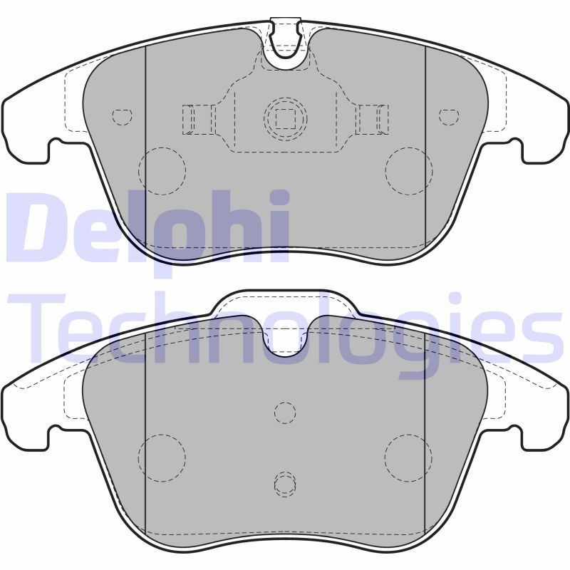 DELPHI CITROEN гальмівні колодки передн C5 III 08-,Peugeot 407 04-,508 10-