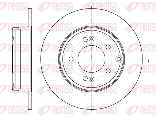 Гальмівний диск, Remsa 6989.00
