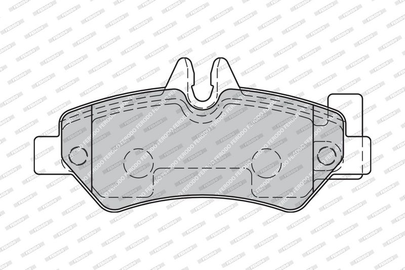 FERODO Plaquettes de frein à disque FVR1780