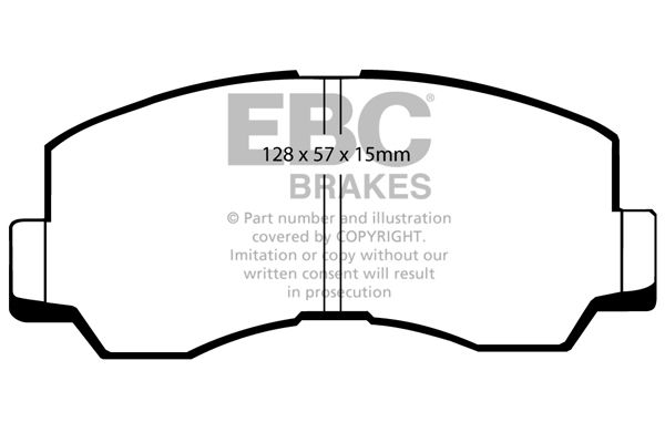 EBC Brakes fékbetétkészlet, tárcsafék DP667