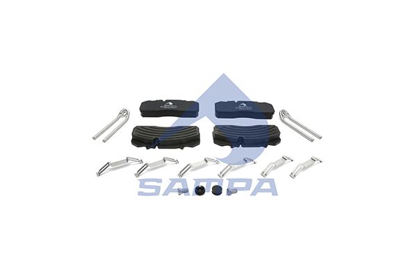 Sada brzdových destiček, kotoučová brzda 096.614