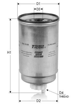 Фільтр палива, Tecneco GS0296