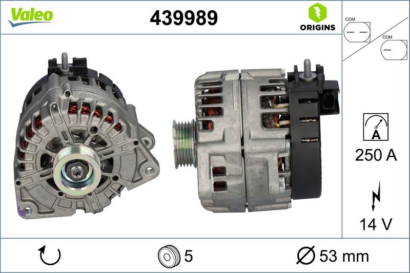 VALEO Dynamo / Alternator 439989