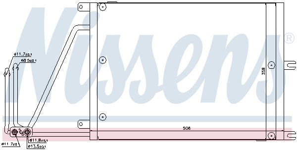 NISSENS 94623 Condenser, air conditioning