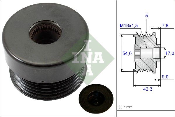 Schaeffler INA generátor szabadonfutó 535 0172 10