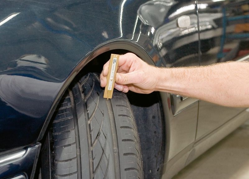 HAZET 666-5 Tester, tyre pressure/tread depth