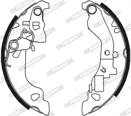 FERODO FSB602 Brake Shoe Set