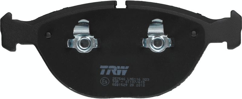Piduriklotsi komplekt, ketaspidur, TRW GDB1529
