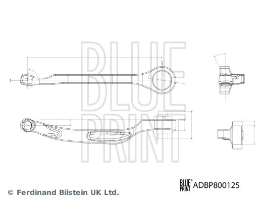 BLUE PRINT felfüggesztés, motor ADBP800125