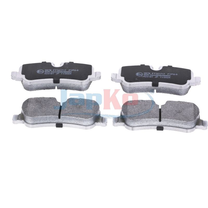 JAPKO 500578 - Brake Pad Set, Disc Brake