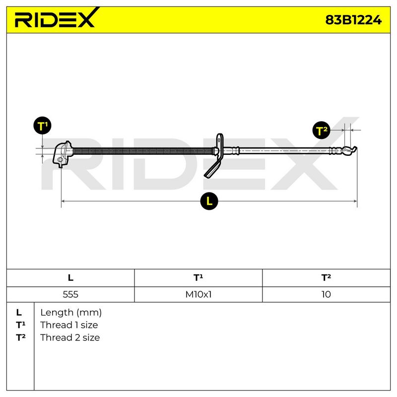 спирачен маркуч RIDEX