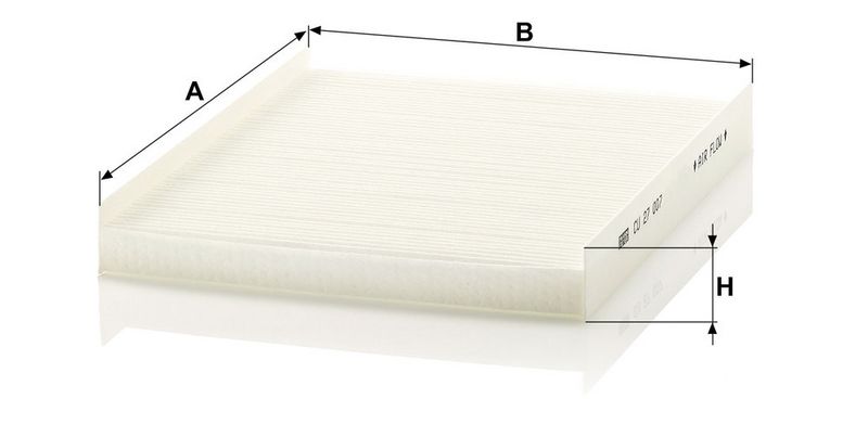 Filter, salongiõhk, MANN-FILTER CU 27 007