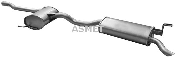 ASMET 16.025 Rear Muffler