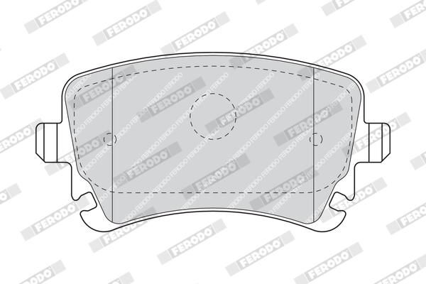 FERODO FDB1655 Brake Pad Set, disc brake