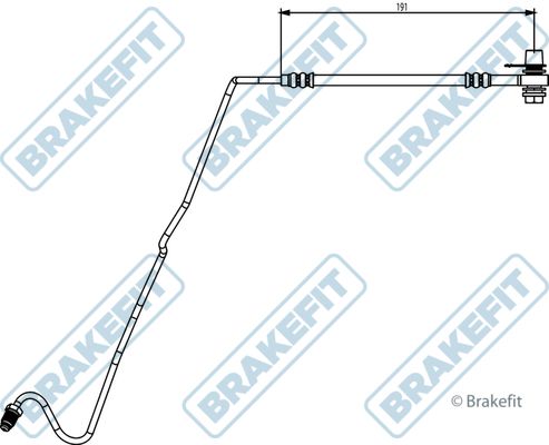 APEC Brake Hose BHO4316
