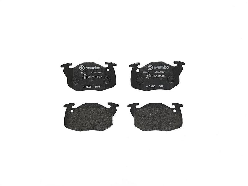 комплект спирачно феродо, дискови спирачки BREMBO