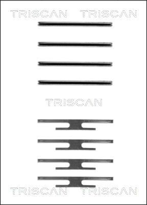 TRISCAN tartozékkészlet, tárcsafékbetét 8105 241412
