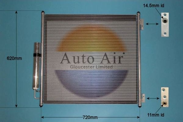 Auto Air Gloucester 16-1438 Condenser, air conditioning