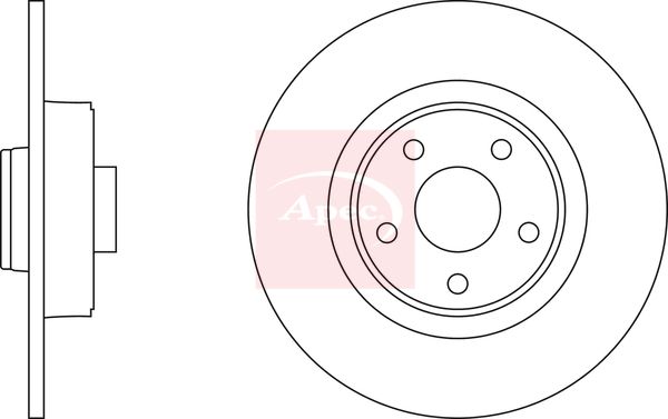 APEC Brake Disc DSK2326