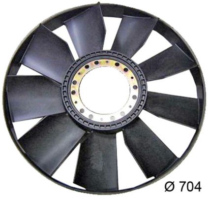 MAHLE CFW 51 000P Fan Wheel, engine cooling