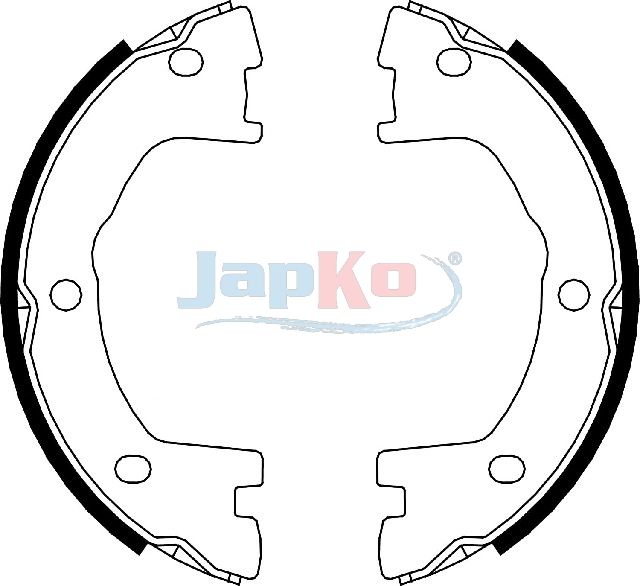 комплект спирачна челюст JAPKO