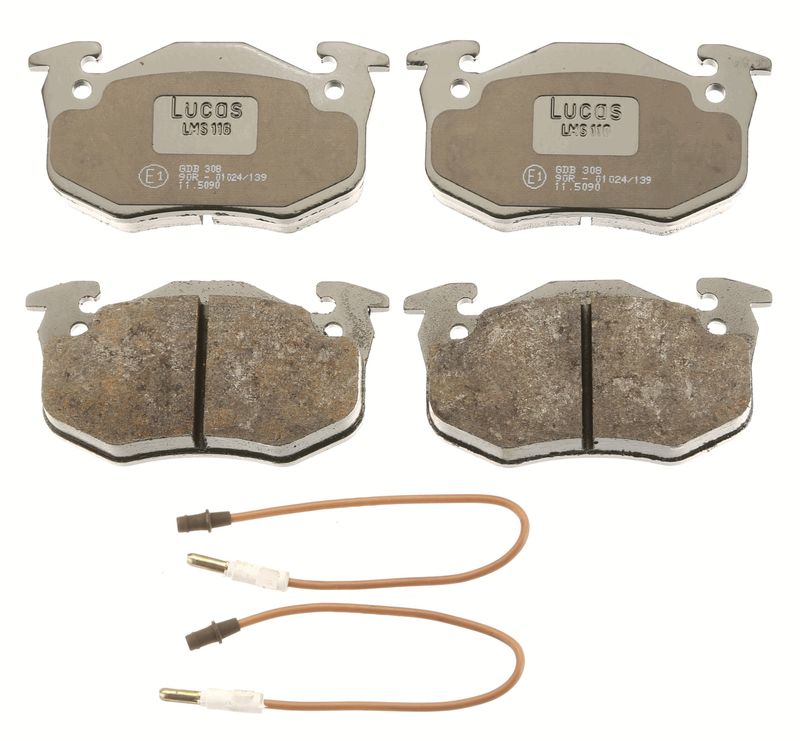 TRW GDB308 Brake Pad Set, disc brake