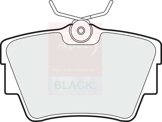 APEC Brake Pad Set, disc brake PAD1279B