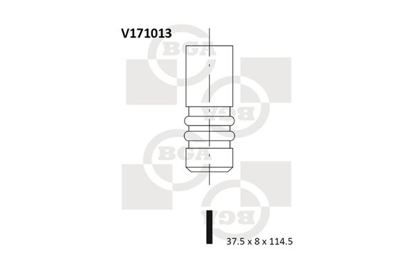 BGA Szívószelep V171013