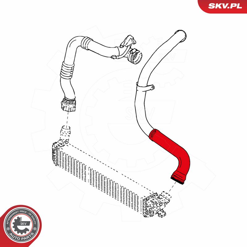 ESEN SKV 43SKV139 Charge Air Hose