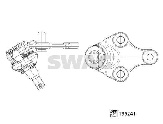 SWAG 33 11 2078 Ball Joint