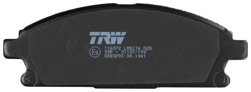 TRW GDB3293 Комплект гальмівних накладок, дискове гальмо