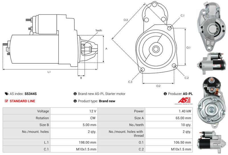 AS-PL S5344S Starter