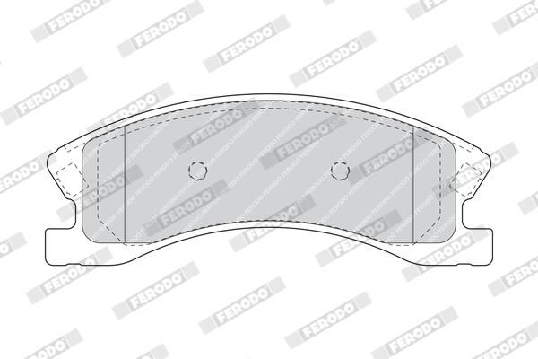 FERODO FDB1659 Brake Pad Set, disc brake